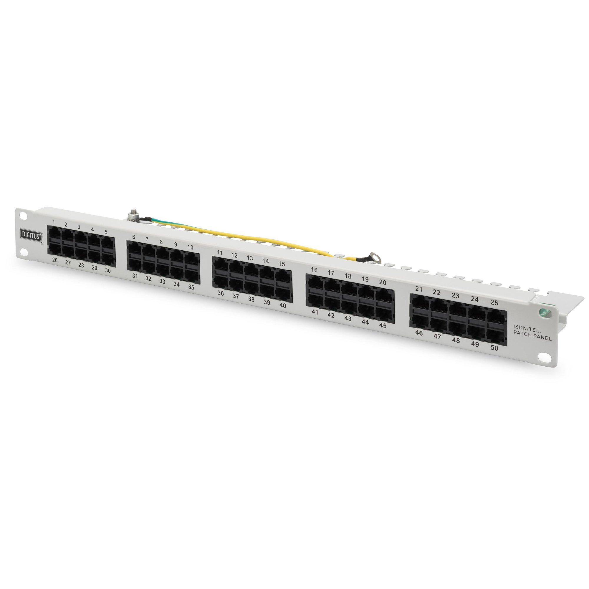 Digitus CAT 3 ISDN Patch Panel, Unshielded