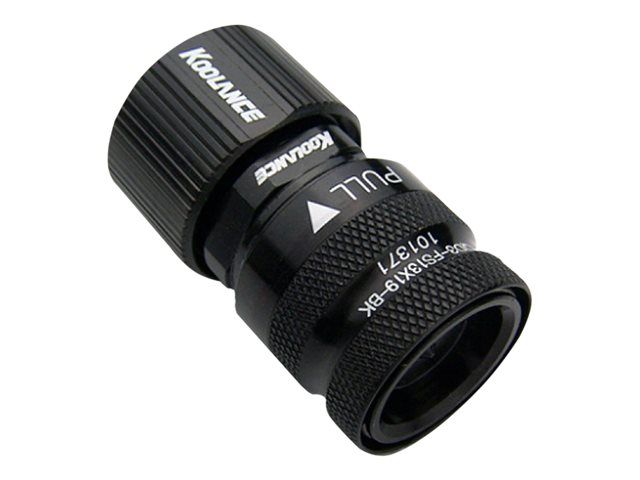 Koolance QD3 Female Quick Disconnect Coupling, Black