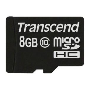 Transcend 8GB MicroSDHC NAND Class 10 Memory Card