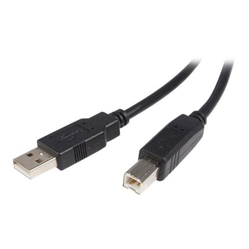 Cable USB 2.0 StarTech de 3 metros A a B - Negro