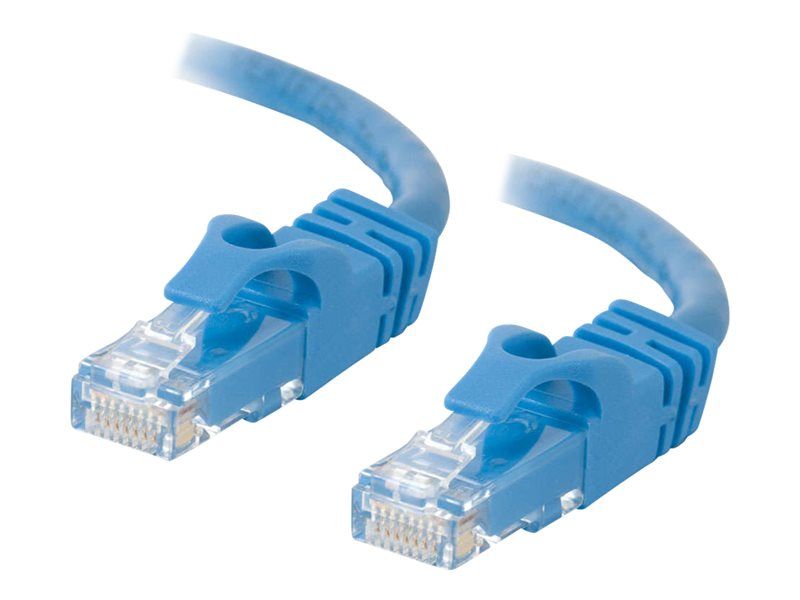 C2G Cat6 Booted Unshielded UTP Patch Cable - 3ft, RJ-45 (M) to RJ-45 (M), Blue