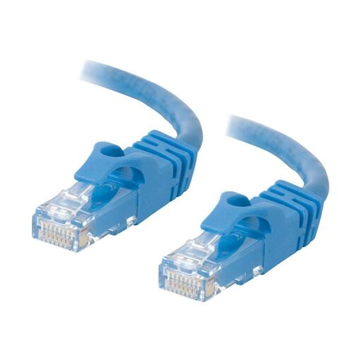C2G Cat6 Booted Unshielded UTP Patch Cable - 3ft, RJ-45 (M) to RJ-45 (M), Blue