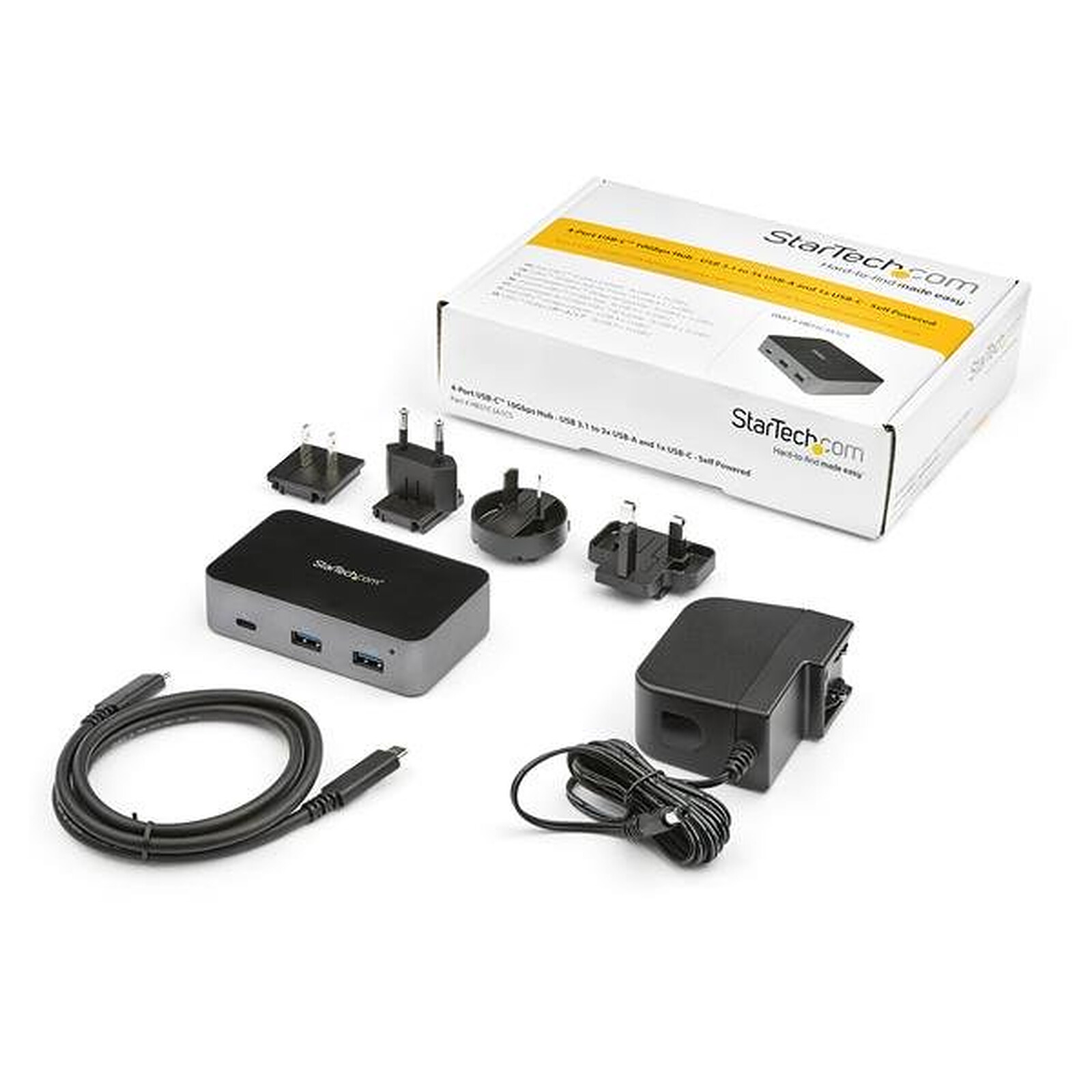 StarTech.com Compact USB-C Hub 4 USB ports (3 x USB type A 1 x USB type C)