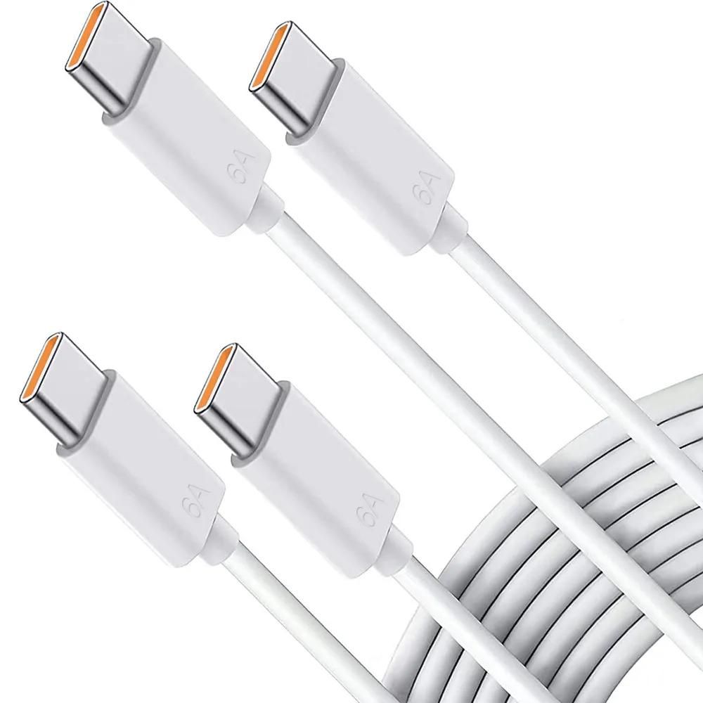Lot de 2 câbles USB-C vers USB-C 65W rapides pour iPhone et iPad Pro E.F.Connection