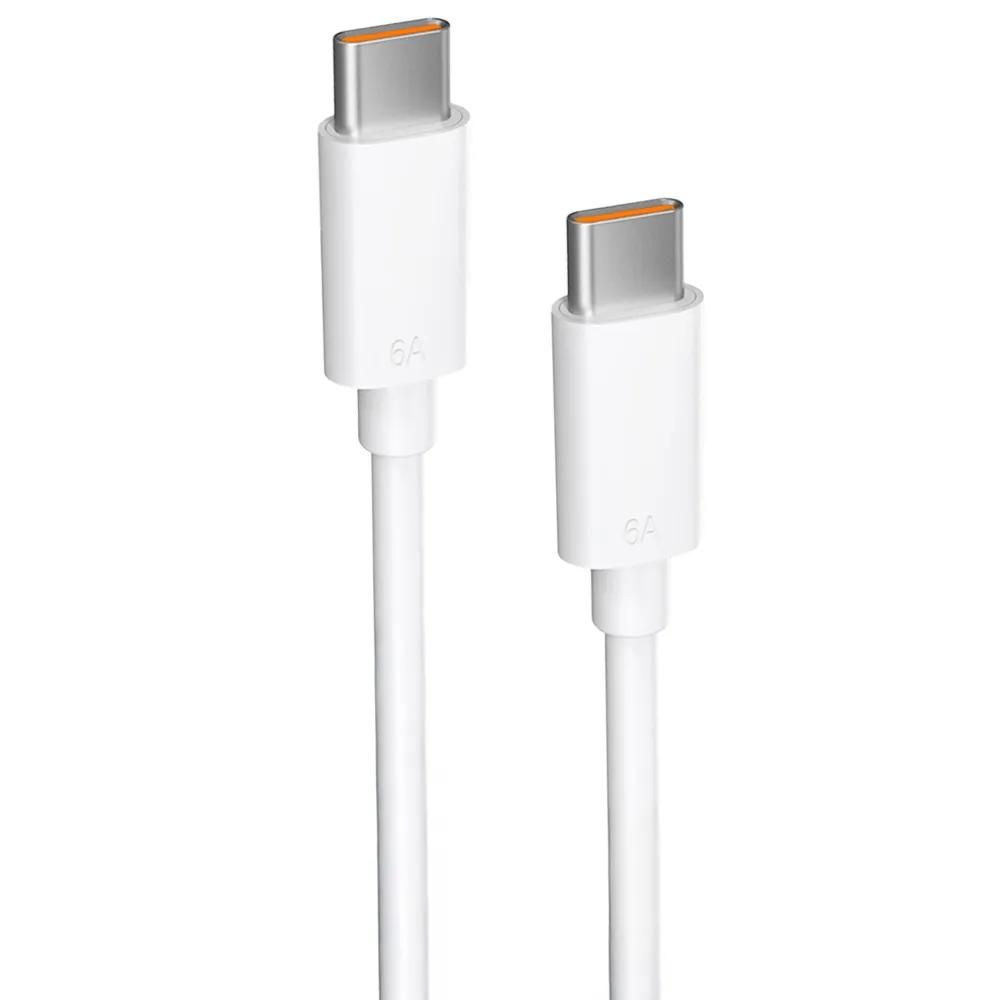 E.F.Connection Fast Charge USB-C Cable 6A 65W - 1 Meter White
