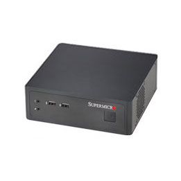 Super Micro Computer SC101i Mini ITX USFF Black No Power Supply USB/Audio