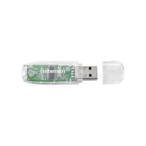 Intenso Rainbow Line 32GB USB Flash Drive Transparent