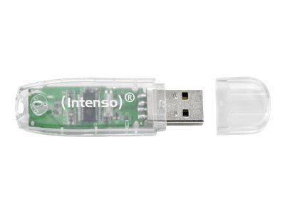 Clé USB Intenso Rainbow Line 32 Go transparente