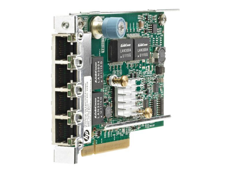 HP 331FLR Network Adapter - PCIe 2.0 x4 - 1GbE - 4 Ports