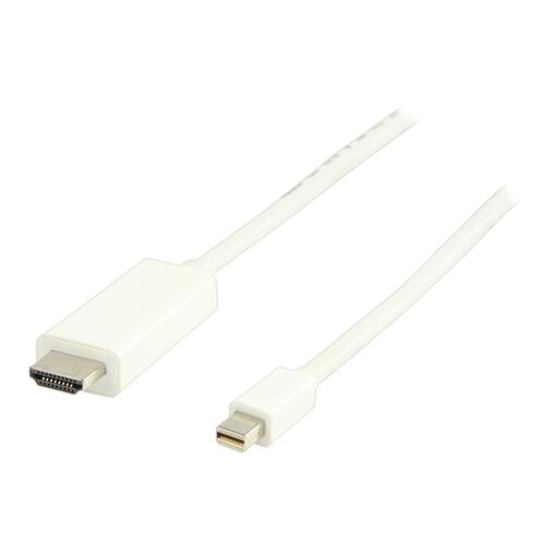 Nedis ValueLine Mini DisplayPort to HDMI Adapter Cable - 2m - White