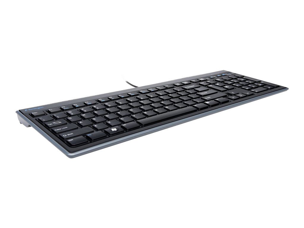 Kensington SlimType German USB Keyboard - Black