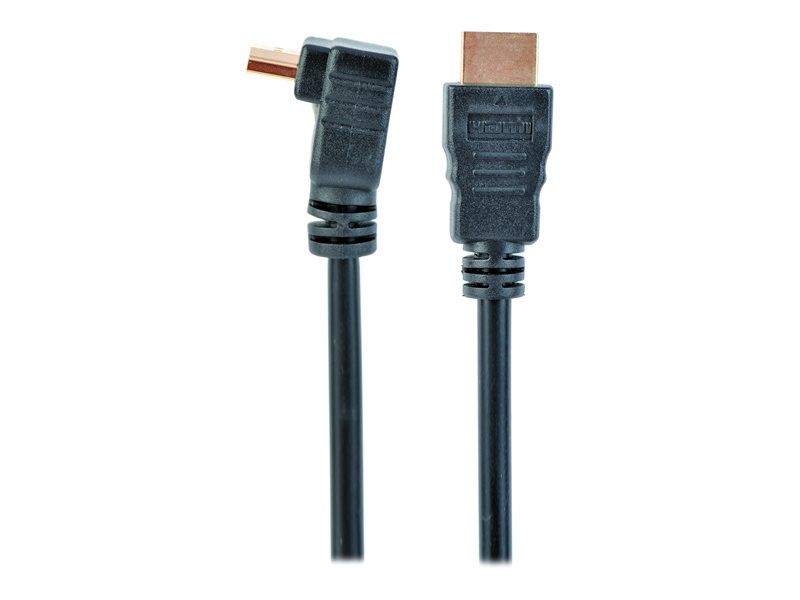 Cable HDMI Gembird - 1,8 m Negro Conector de 90° Hombre-Hombre