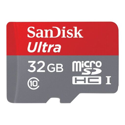 SanDisk Mobile Ultra MicroSD Card - 32GB, Class 10 UHS-I (with SD Adapter)