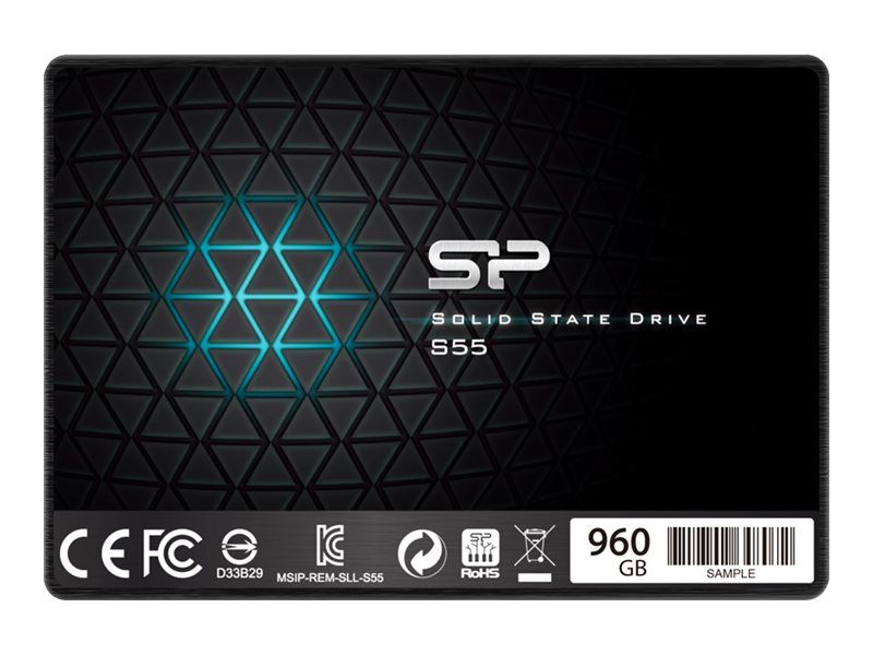 Silicon Power Slim S55 - 960GB SSD - 2.5" Internal SATA 6Gb/s