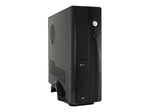 LC Power LC-1400mi Micro ATX Computer - 200W SFX12V 3.2 - Black - USB/Audio