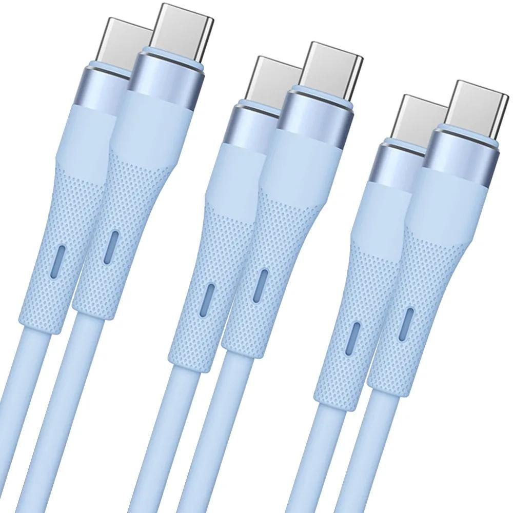E.F.Connection 60W USB-C to USB-C Fast Charge Cable (1M) - Blue