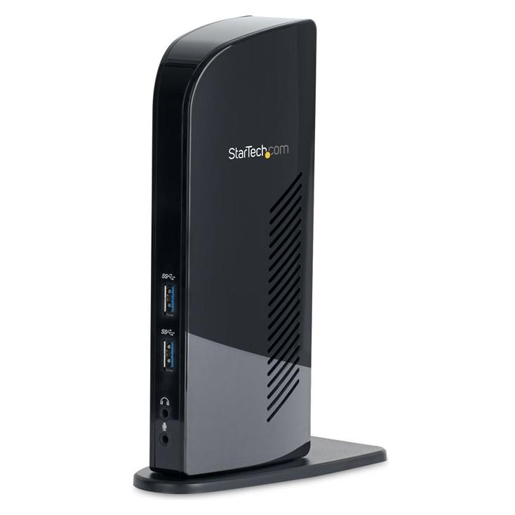 StarTech Universal 2-Display USB 3.0 Docking Station - HDMI/DVI Port Replicator with Gigabit Ethernet - Black