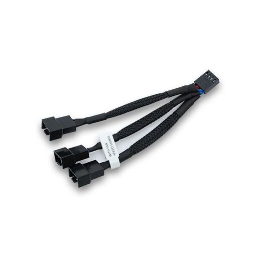 Répartitionneur d'alimentation Ek Water Blocks - Adaptateur 4 broches vers 3 broches PWM - Câble Y 10 cm