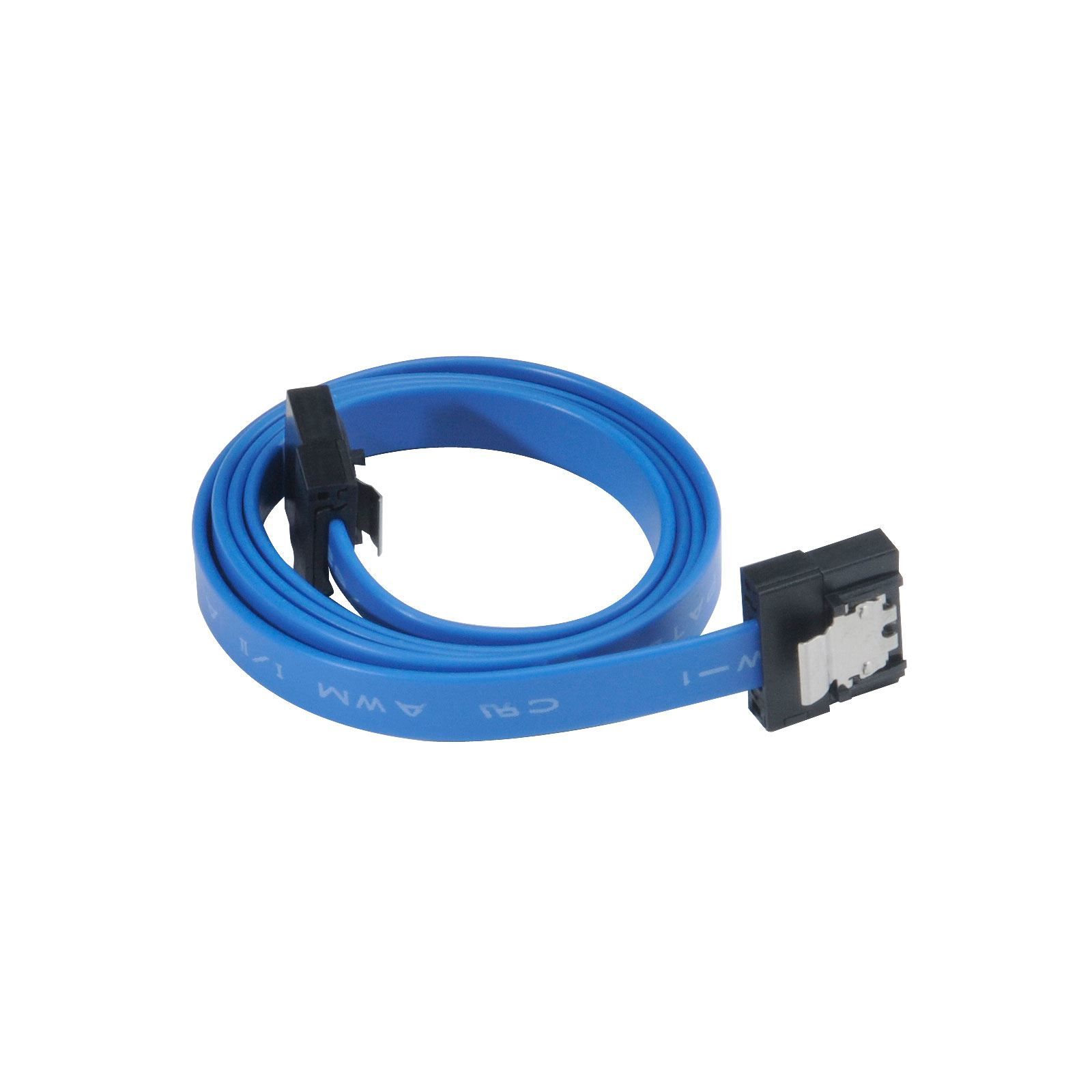 Akasa Pro Slim SATA Cable - 30cm Straight - Blue