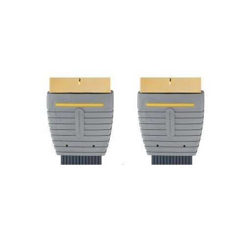 Bandridge Blue Audio/Video Cable - 5m, Flat