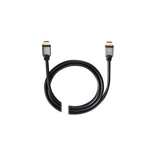 Cable HDMI Oehlbach Black Magic con Ethernet - 1,7 m, Doble blindaje