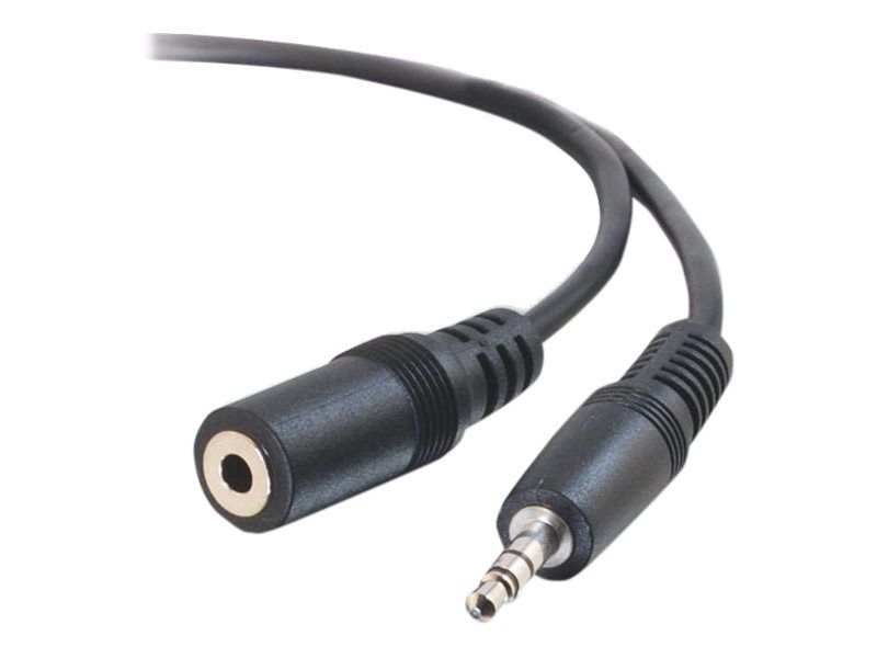 Cable de extensión de audio C2G - 7 m, estereofonico mini conector de 3.5 mm macho a hembra