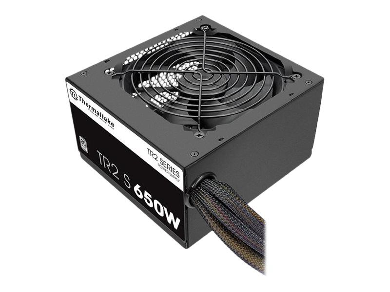 Thermaltake TR2 S 650W - Alimentation PC - ATX12V 2.3/ EPS12V - 80 PLUS - CA 230 V - 650 watt - PFC active - Europe - noir