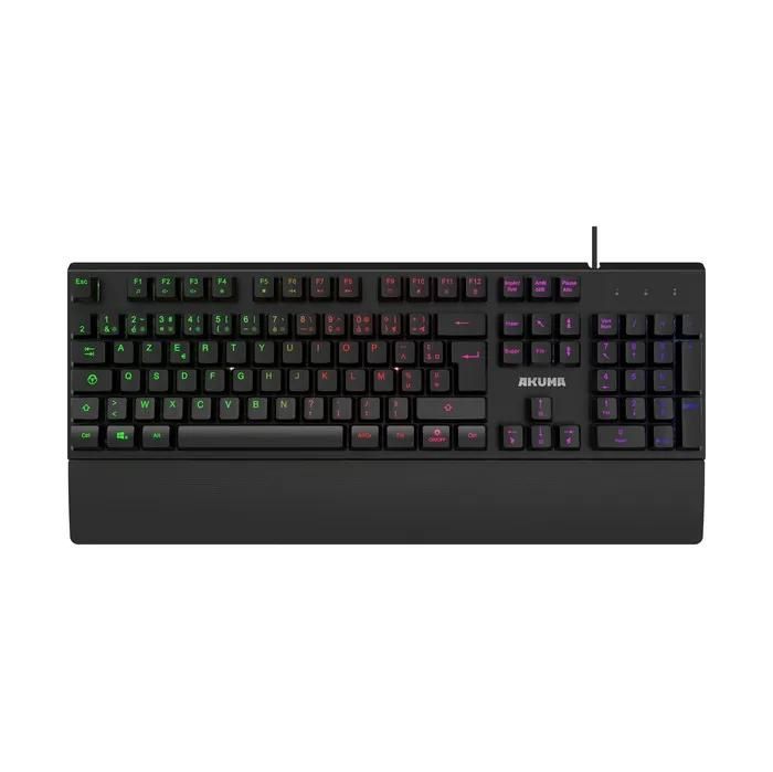 AKUMA SHÔNEN K02 Gaming Keyboard - RGB Backlighting - Programmable - Magnetic Wrist Rest