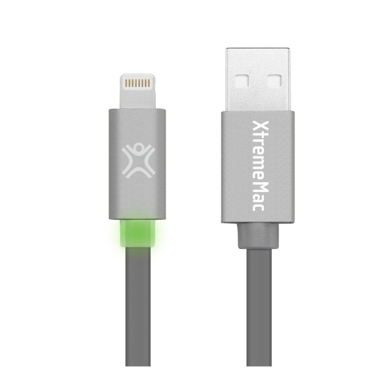 Imation Lightning Cable - 1.2m - Space Gray - Flat