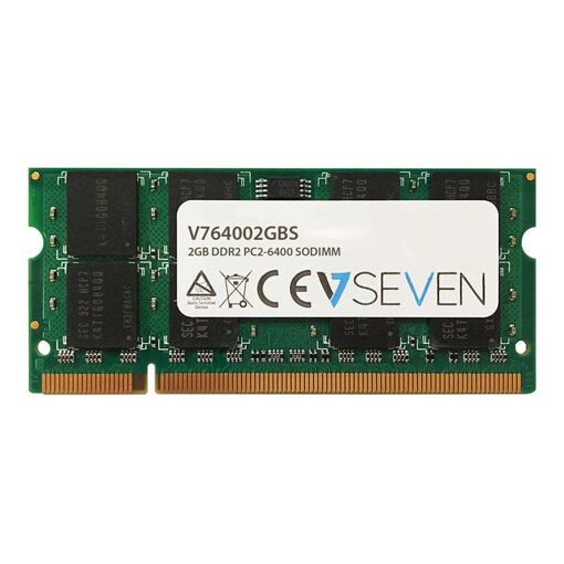 Módulo de memoria V7 DDR2 - 2GB, 800MHz, PC2-6400, sin búfer, no ECC