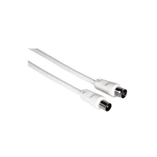 Cable Coaxial Hama 3 m M FM Blanco