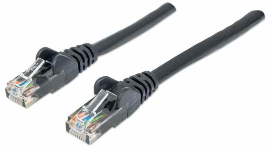 Cable de red IC Intracom Cat6 U/UTP, 2 m, Negro
