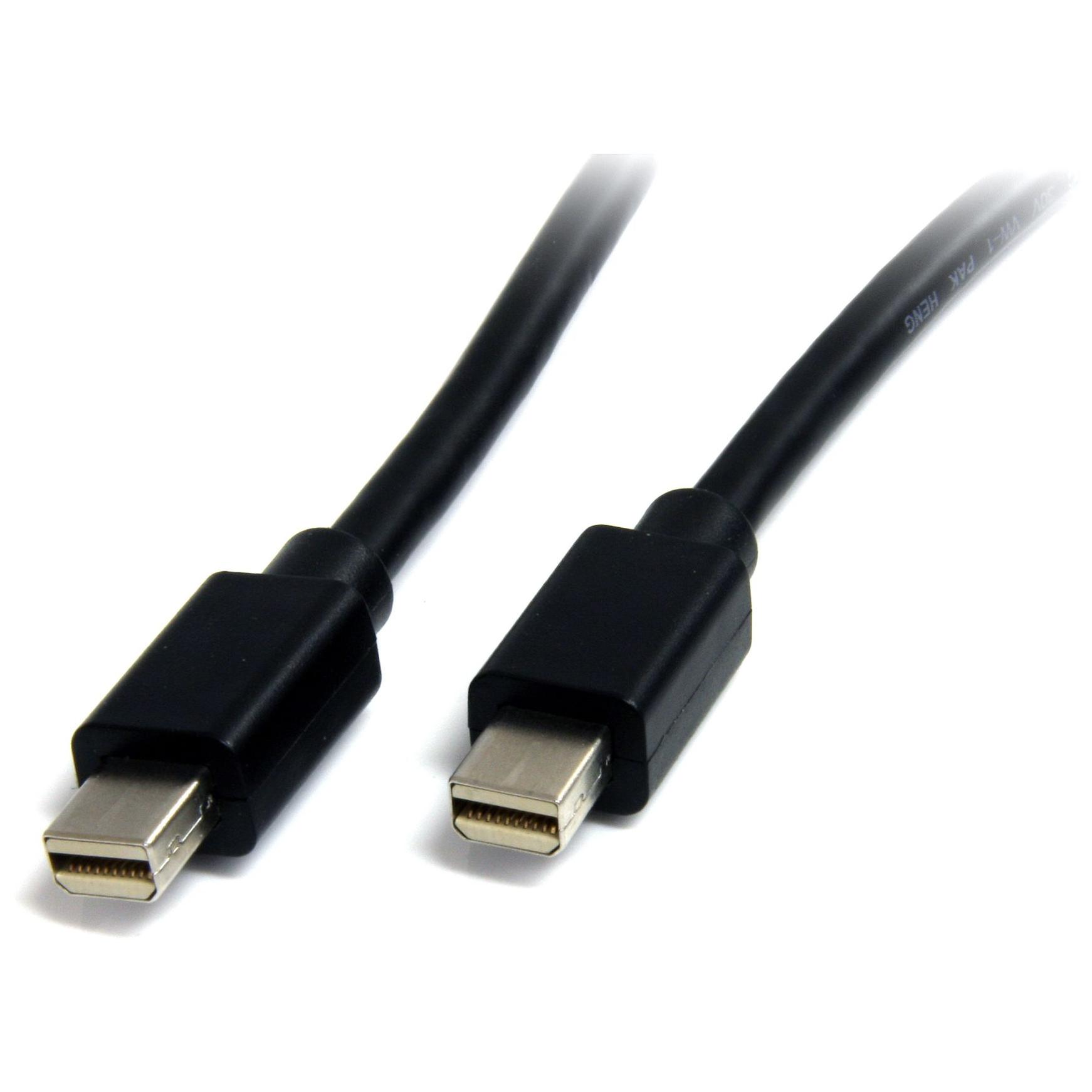 StarTech.com 2m Mini DisplayPort Cable, 8K 60Hz HDR10, Ultra HD 4K 120Hz, mDP 1.4 to Monitors, Mini DisplayPort Cord - M/M
