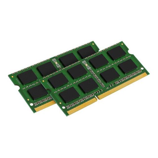 Kit Kingston ValueRAM - DDR3 - 16 GB (2 x 8 GB) - SO DIMM 204 pines - 1600 MT/s / PC3-12800 / CL11 / 1,5 V - Memoria sin buffer no ECC