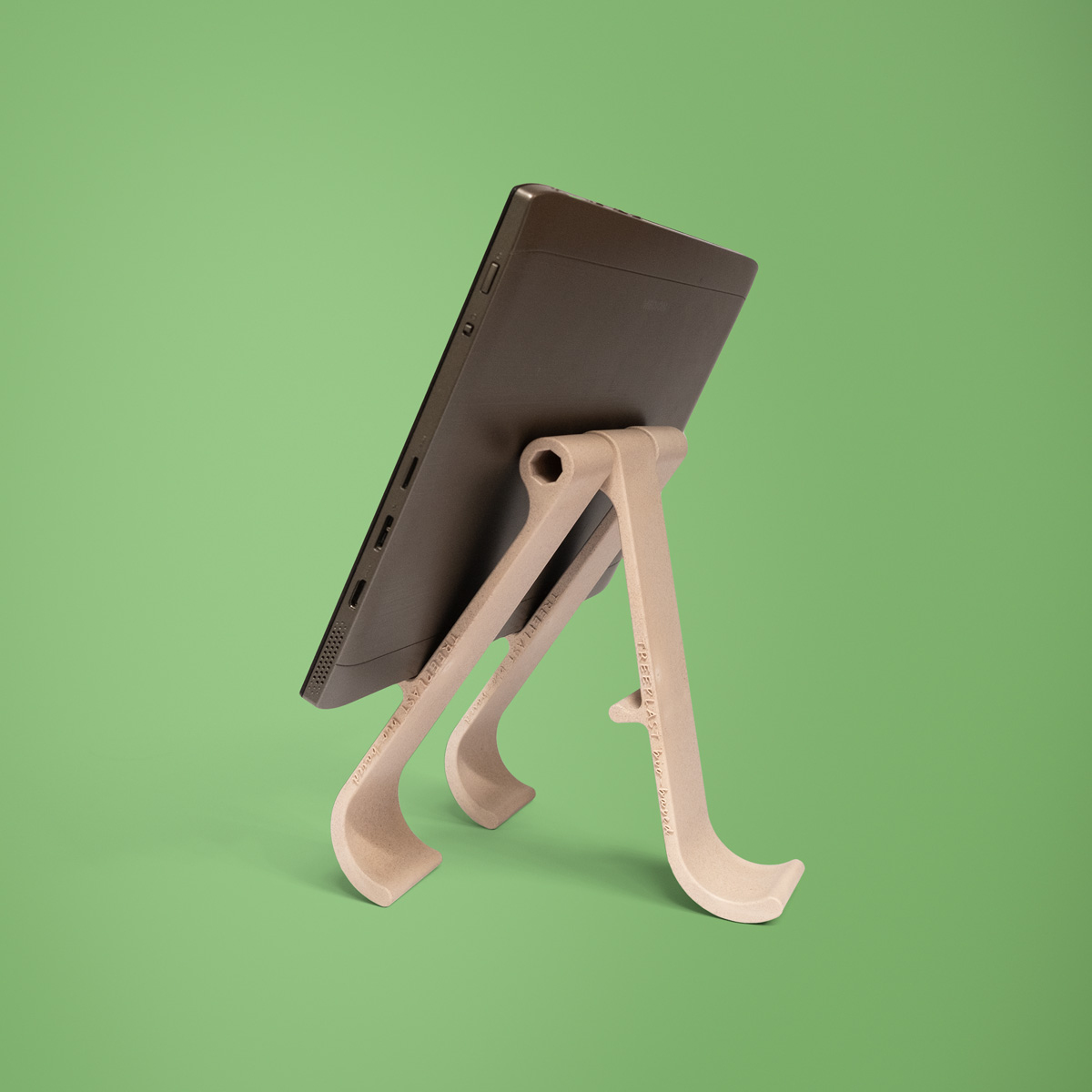 Soporte para ordenador y tableta R-Go Treepod, ergonómico y modular, ajustable, biosourcado