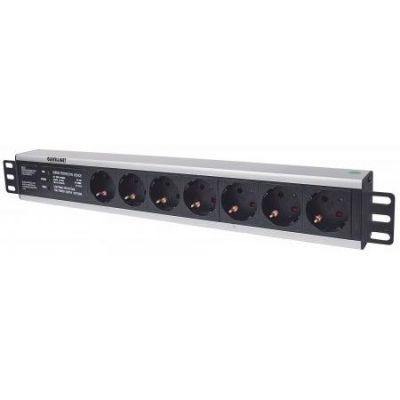 IC Intracom 19" 1.5U Rackmount Power Strip with Surge Protection
