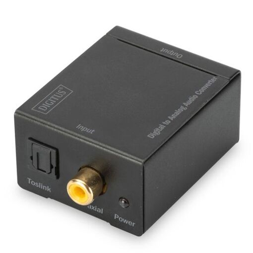 Convertisseur audio numérique vers analogique Digitus avec alimentation