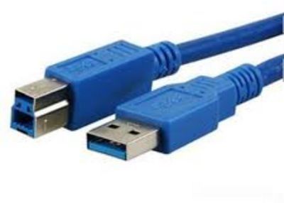 MediaRange USB Cable - USB Type B to A - 5m - Blue