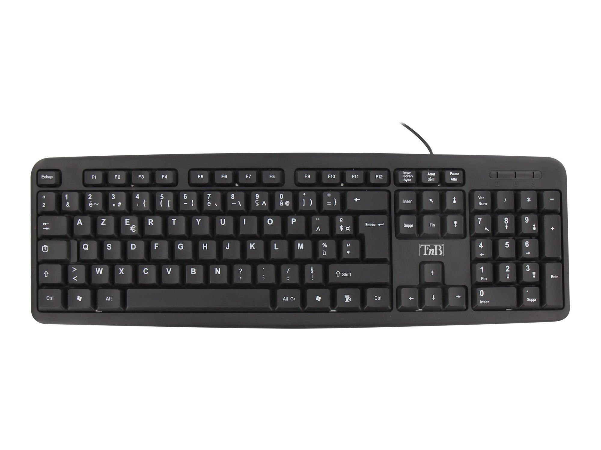 Clavier TNB Streamline USB - Noir