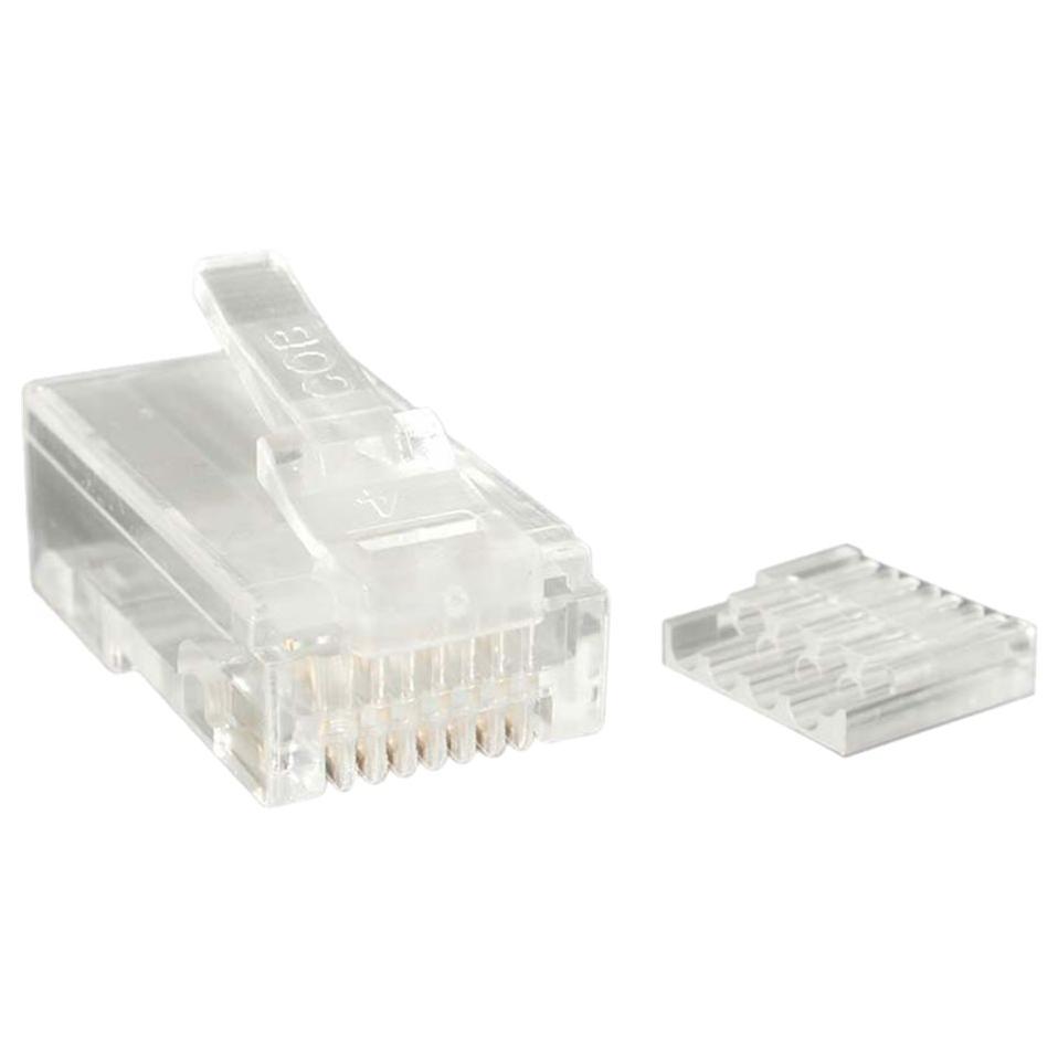 StarTech Cat6 Modular Plug Connector - 50 Pack (Clear, Locking)