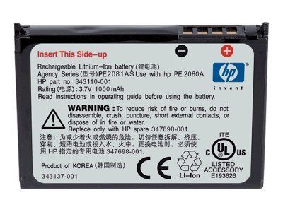 HP Pocket PC Battery - Lithium Ion - 1000 mAh - for iPAQ h4155