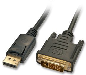 Lindy DisplayPort to DVI Cable, 2m