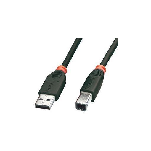 Câble USB Lindy - 2 m, Noir