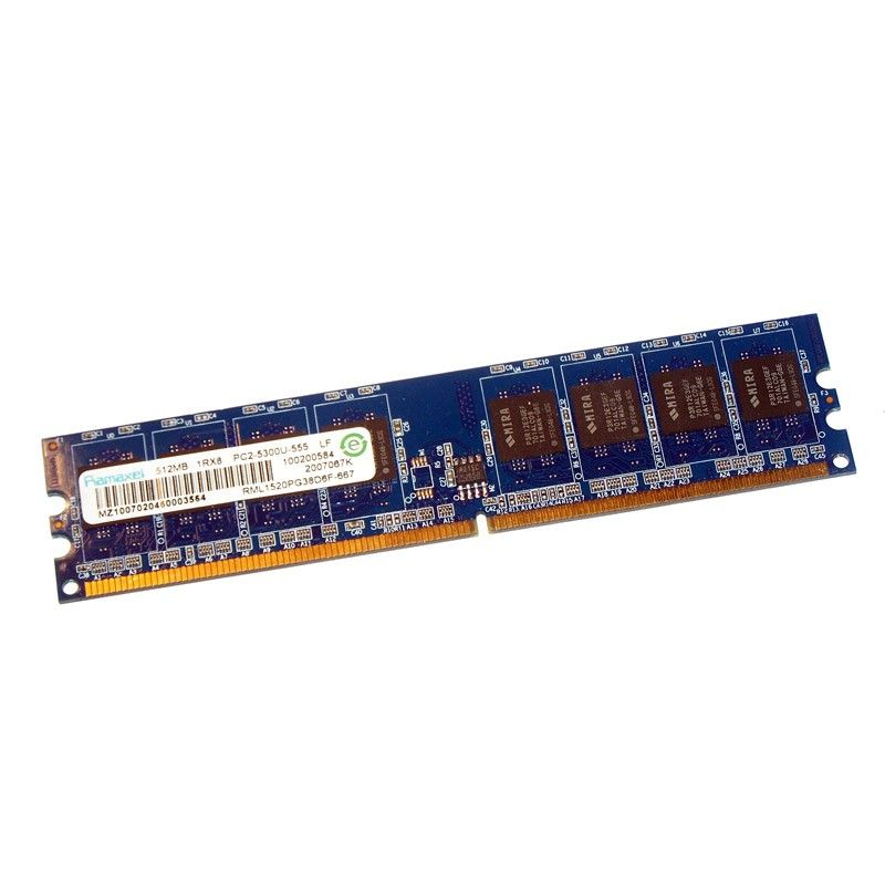 Ramaxel 512MB DDR2 RAM (RML1520PG38D6F-667, 240-Pin DIMM, 667MHz)