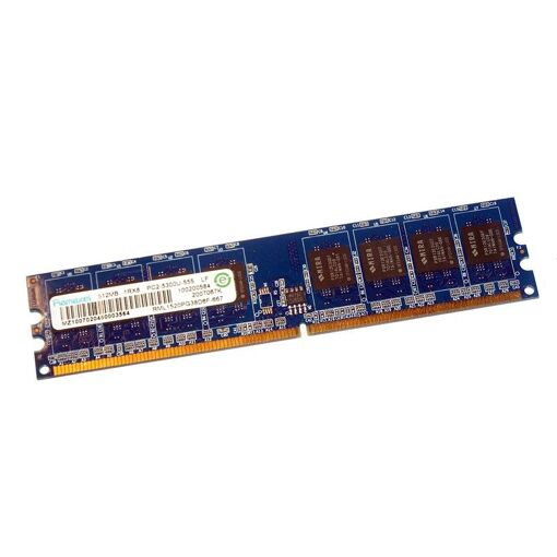Mémoire RAM Ramaxel 512 Mo (RML1520PG38D6F-667, 240 broches DIMM, 667 MHz)