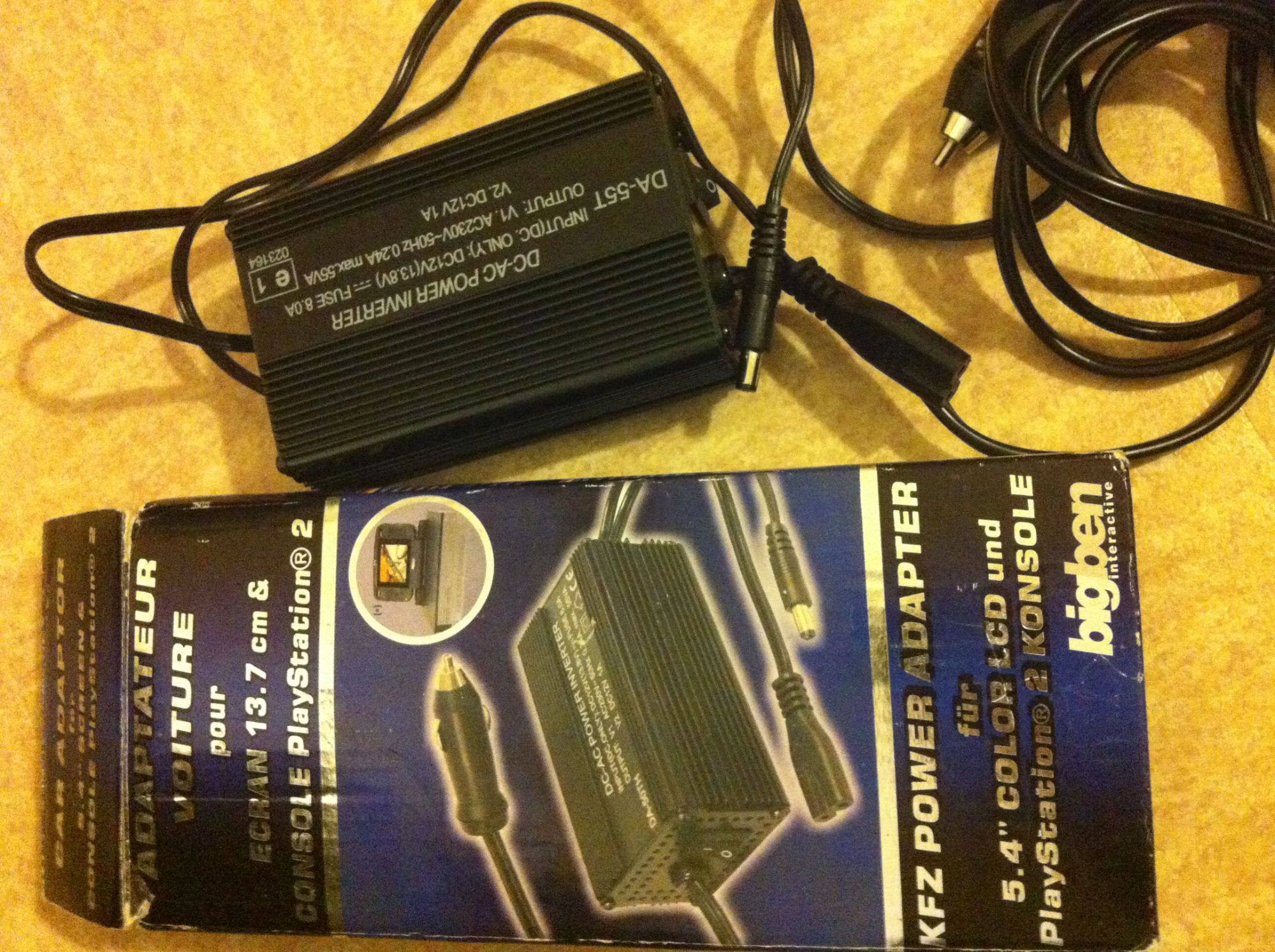 BigBen Interactive 55VA Converter - 12V DC-AC - 2 Output Connectors