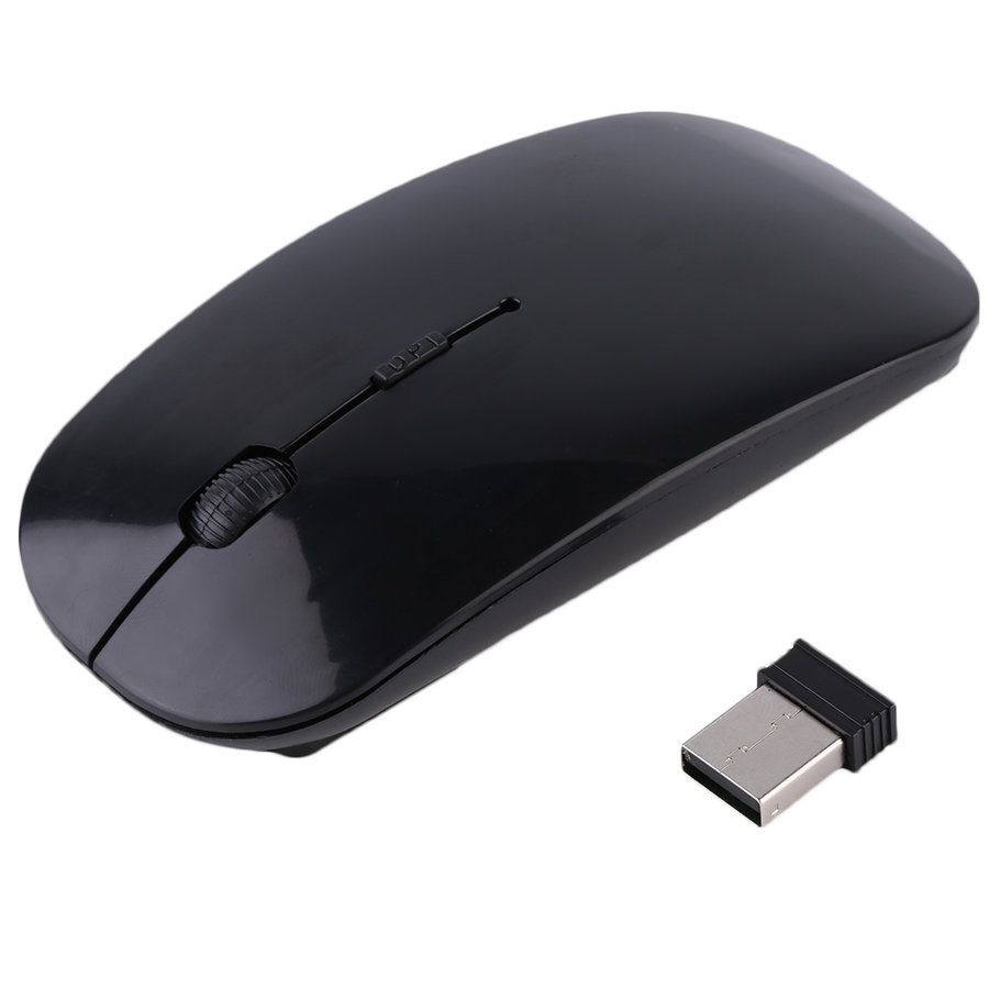 Tomorrowhope Wireless Optical Mouse, Black