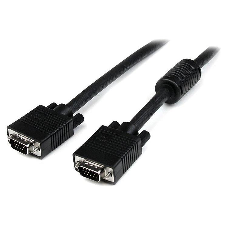 Cable VGA coaxial de 1 metro StarTech.com HD15 M/M para pantalla de alta resolución