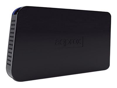 Approx! 2.5'' External Enclosure, SATA 3Gb/s, 300 Mo/s, USB 3.0, Black