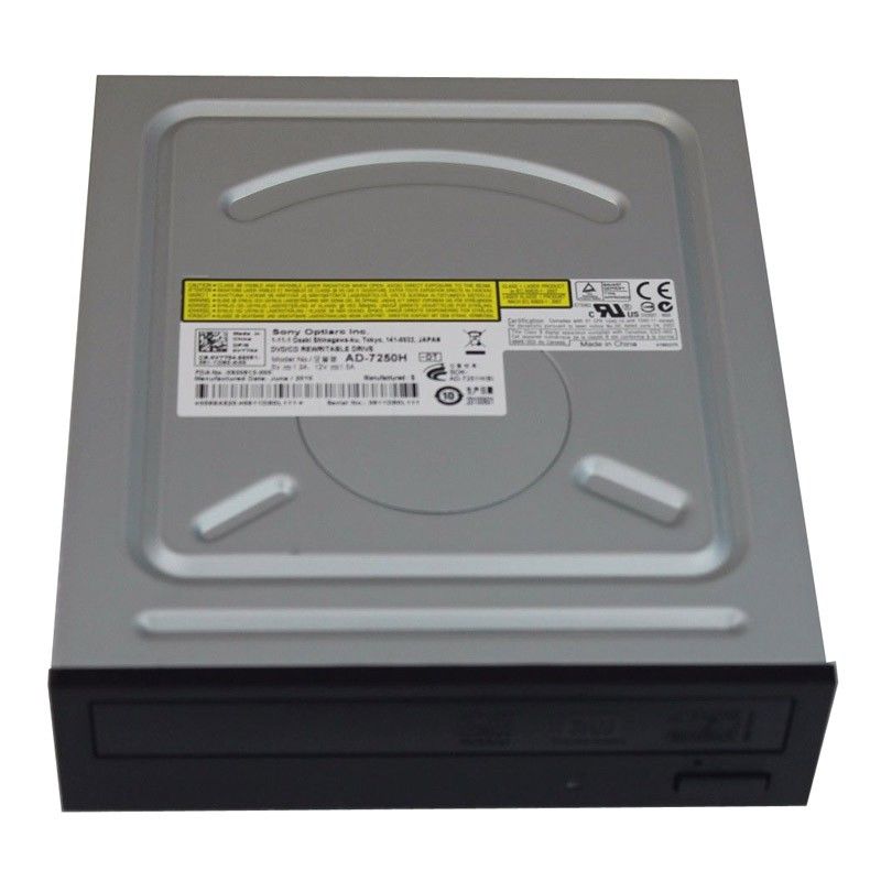 Sony Internal DVD Burner 5.25" Super Multi AD-7250H 48x16x SATA Black